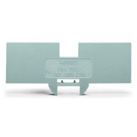 Ścianka końcowa, redukcyjna, 1mm ze złączkami 2, 3- i 4-przewodowymi, szara | 284-334 Wago