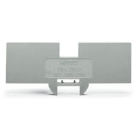 Ścianka końcowa, redukcyjna, 1mm w połączeniu z 280-633, szara | 284-335 Wago