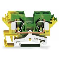 Złączka 2-przewodowa PE 10mm2, żółto-zielony | 284-607/999-950 Wago