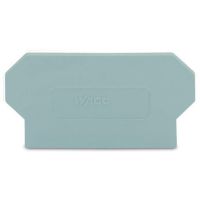 Ścianka rozdzielająca 2mm wystająca, jasnoszary | 285-338 Wago