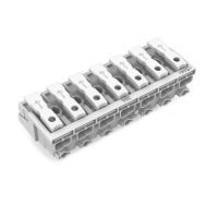 złączka zasilająca bez styku PE Bez stopek zatrzaskowych, biały | 294-4007 Wago