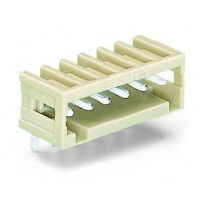 Wtyk THT 1.0x1.0mm solder pin konstrukcja kątowa, jasnoszary | 734-163 Wago