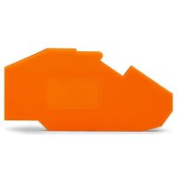 Ścianka końcowa/wewnętrzna, 1,5mm, pomarańczowa | 780-317 Wago