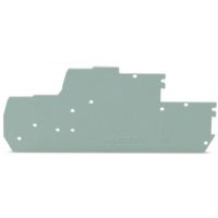 Ścianka końcowa/wewnętrzna, 1mm, szara | 870-1148 Wago
