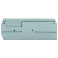 Ścianka końcowa/wewnętrzna, 2,5mm, szara | 880-308 Wago