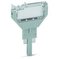 Pusty wtyk szer. 5,2mm 2-bieg., szary | 2002-800 Wago