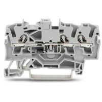 Złączka 3-przewodowa, diodowa, z diodą 1N4007, 2,5mm2, szara | 2002-1311/1000-410 Wago