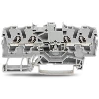 Złączka 4-przewodowa, 2,5mm2, diodowa, szara, TOPJOBS | 2002-1411/1000-410 Wago