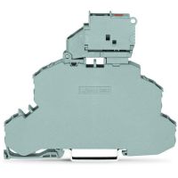 Złączka bezpiecznikowa dwupiętrowa, z uchylną podstawką bezpiecznika 5x20mm, 2,5mm2, CAGE CLAMP | 2002-2611/1000-542 Wago