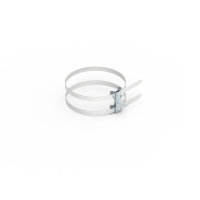 Obejma uniwersalna podwójna ro rurociągu M16 0-150mm, 67.1/M16 NI | 96701105 Elko-Bis