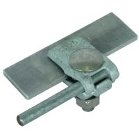 Zacisk krawędziowy 0,4-12mm, do drutu 4-10mm, TG/tZn | 371008 Dehn
