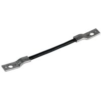 Linka łącząca dł. 400 mm, 16 mm2, Cu /PVC kolor czarny | 377410 Dehn