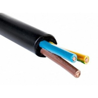 Przewód warsztatowy H05VV-F (OWY) 3x2,5 żo 300/500V czarny KRĄŻEK | G-113205 TF Kable