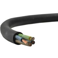 Przewód warsztatowy H05VV-F (OWY) 5x1,0 żo 300/500V czarny KRĄŻEK | G-119215 TF Kable