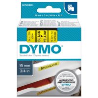 Taśma do drukarek DYMO D1 19mmx7m czarno-żółty | S0720880 DYMO