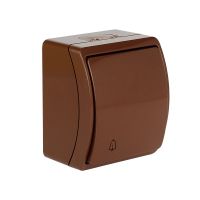 Łącznik dzwonek n/t IP44 VW 155-02, Koala, brązowy | 61.342 Elektro-Plast Opatówek