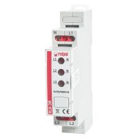 Lampka kontrolna trójfazowa, LED 3xczerowna IP20, RLK-3R | 863029 Relpol