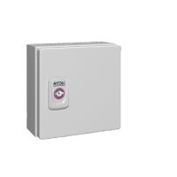 Obudowa małogabarytowa IP66, 150x150x80mm (SxWxG), z płytą montażową, drzwiami, KX E-Box | 1551000 Rittal