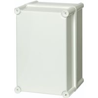 Obudowa 278x188x180, pokrywa szara z zawiasami, IP 65 PC 2819 18 G-2FSH poliwęglan SOLID | 2539511 Fibox