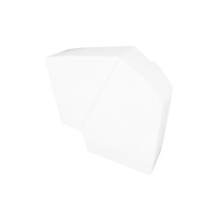 Łącznik kątowy przyścienny do kanałów 90x50, biały | 10183RBR Efapel