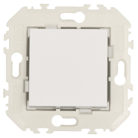 Gniazdo z zabezpieczeniem przed dziećmi z klapką proste, biały, Quadro 45 | 45475SBM Efapel