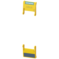 Hinged cover 22.5MM, yellow | 3ZY1450-1BB00 Siemens