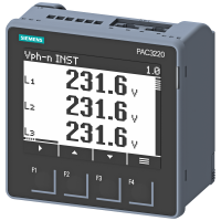Miernik parametrów sieci wielofunkcyjny SENTRON PAC3220 z liczn. energii, kom.MODBUS TCP/IP (ETHERNE | 7KM3220-0BA01-1DA0 Siemens