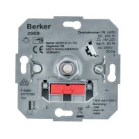 Ściemniacz obrotowy obciążenie R 20-200 W, LED 3-40 W, One.platform | 2909 Hager