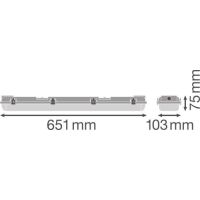 Oprawa oświteleniowa DAMP PROOF 600 2xLAMP HOUSING IP65 | 4058075312418 Ledvance
