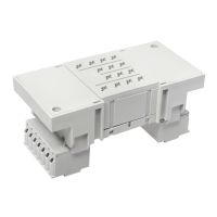 Gniazda z zaciskami Push-in do R15 - 4P, montaż na płycie, GZ14P | 864515 Relpol