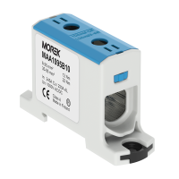 Zacisk uniwersalny, złączka OTL95 niebieska, 1xAl/Cu 6-95mm2 1000V, MAA1095B10 | MAA1095B10 Morek