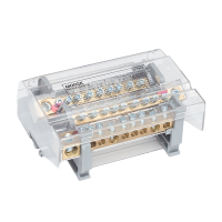 Blok dystrybucyjny Moblock 4P 160A-9 1x50 + 2x35 + 6x16mm2 MAB4160A18 | MAB4160A18 Morek
