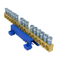 Listwa zaciskowa neutralna N15 kolor niebieski 15x16mm2 MAD0015N15 | MAD0015N15 Morek