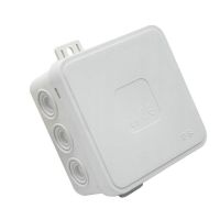Puszka n/t V5 75x75x41mm IP54 12-wl. Klik z osłab. popiel elastyczna | 035-03 Viplast