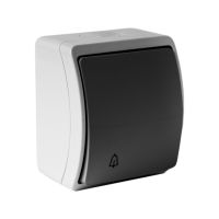 Łącznik hermetyczny natynkowy dzwonek IP44 popiel/grafit, VW-5 Koala | 155-08 Viplast