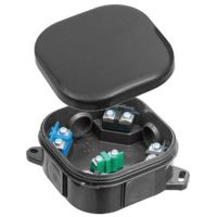 Puszka n/t hermetyczna PH 92x92x44mm, klik, 5x4mm2, IP54, czarny | A.0020C Pawbol