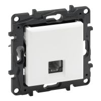 Gniazdo telefoniczne RJ11, kolor biały, Niloe Step | 863155 Legrand