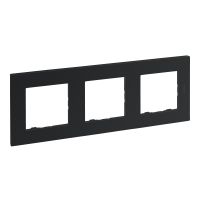Ramka potrójna 3x, kolor antracyt, Niloe Step | 863793 Legrand