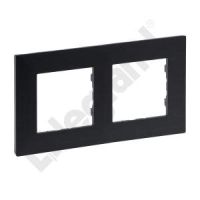 Ramka podwójna szczotkowana stal, Niloe Step | 863992 Legrand