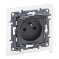 Gniazdo 2P+Z, IP44 16A, 250V, bez przesłony, zaciski śrubowe stal, Niloe Selection | 762361 Legrand