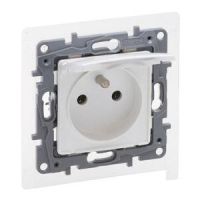 Gniazdo 2P+Z, IP44 16A, 250V, bez przesłony, zaciski śrubowe perła, Niloe Selection | 762461 Legrand