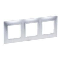 Ramka potrójna aluminium, Niloe Selection | 762013 Legrand