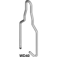 Wieszak z drutu WD40 | 900000 Baks