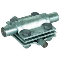Zacisk krzyżowy do drutu 8-10 mm/16 mm, stal nierdzewna NIRO | 319219 Dehn
