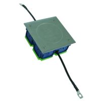 Skrzynka probiercza,160x160x68 mm, z 2 przew. Cu o przekr. 16 mm? i dł. 230 mm | 476016 Dehn