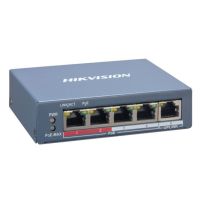 Switch POE DS-3E1105P-EI, 4 x 100Mbps POE, 1x 100Mbps Uplink, POE budget 60W, VLAN, SMART | 301801787 Hikvision Poland