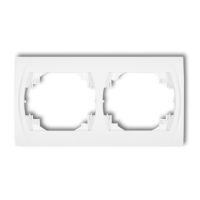 Ramka podwójna pozioma | LRH-2 Karlik Elektrotechnik