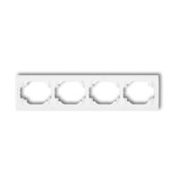 Ramka pozioma poczwórna | LRH-4 Karlik Elektrotechnik