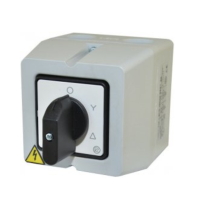 Łącznik krzywkowy w obudowie z tworzywa z płytą czołową i tabliczką 0-I (załącz - wyłącz), 40A | T0-Ł S40JPD1101 A6 Promet