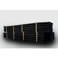 Rura sztywna karbowana dwuwarstwowa w odcinkach RODO 110/92 450N,HDPE, czarna (6m/48szt) DVK | 11695 TT Plast